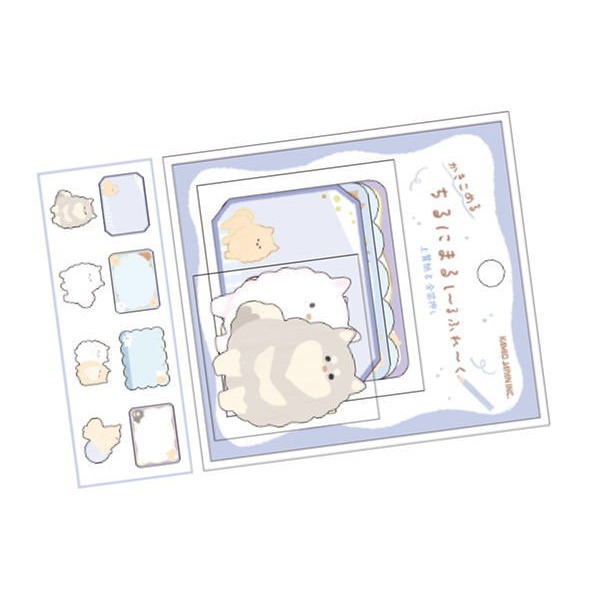 *激動小鹿*<現貨>日本 KAMIO JAPAN 貼紙包 可愛動物系列 可書寫貼紙 kamio japan貼紙-規格圖6