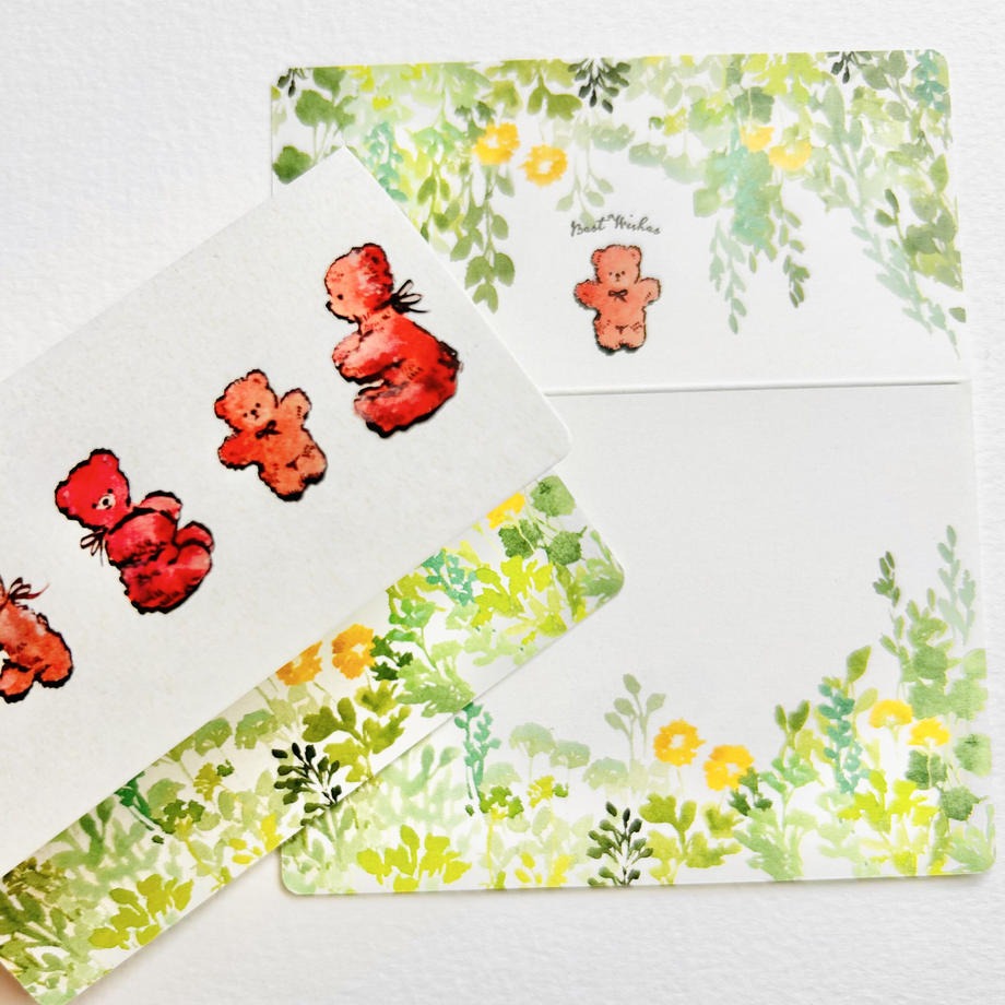 *激動小鹿*<現貨>日本 Krimgen & Shachihata 聯名 小卡片+封蠟造型貼紙組 留言卡&封蠟造型貼紙組-細節圖11