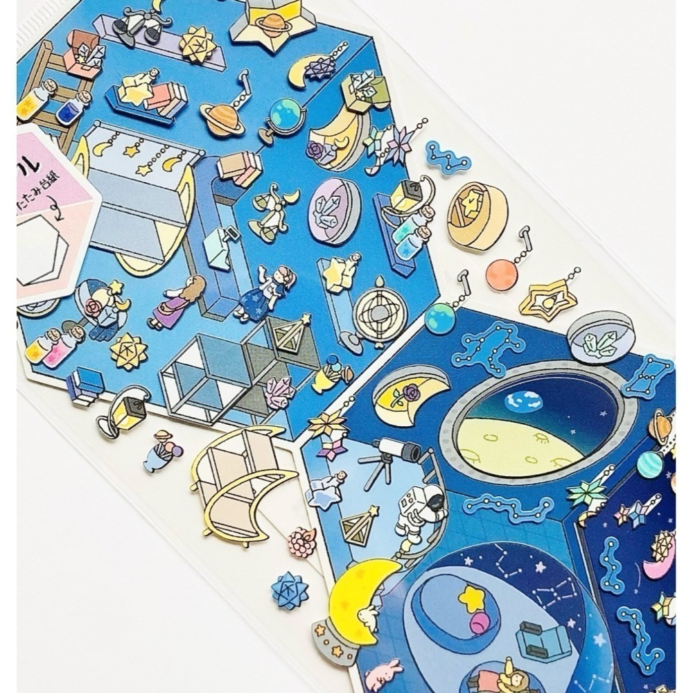 *激動小鹿*<現貨>日本 Kamio Japan 貼紙 小世界系列 佈置貼紙 透視視角 3D空間 日本進口貼紙-細節圖5