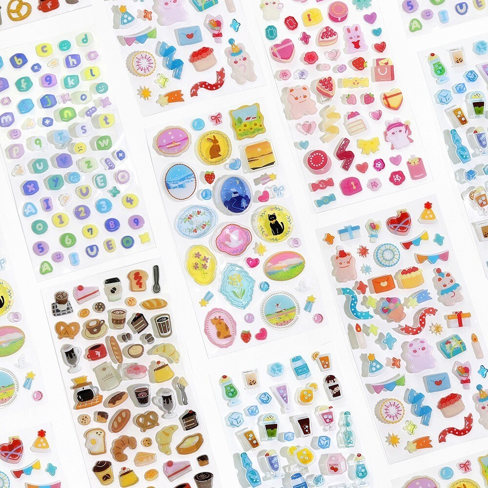 *激動小鹿*<現貨>日本 BGM 貼紙 Candy Seal系列 透明 PVC立體貼紙  2025新品-細節圖2