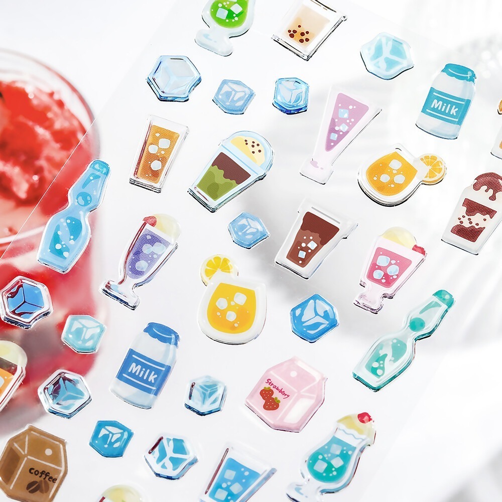 *激動小鹿*<現貨>日本 BGM 貼紙 Candy Seal系列 透明 PVC立體貼紙  2025新品-細節圖5