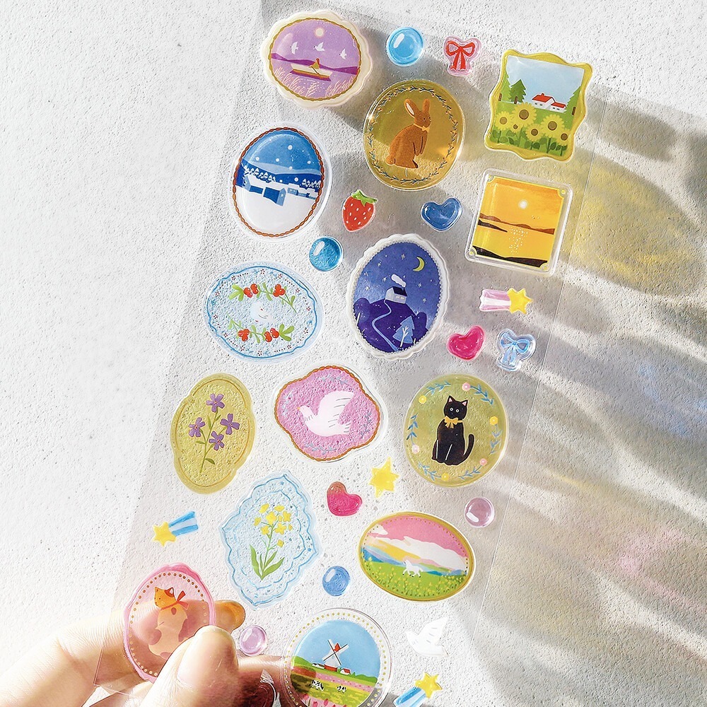 *激動小鹿*<現貨>日本 BGM 貼紙 Candy Seal系列 透明 PVC立體貼紙  2025新品-細節圖9