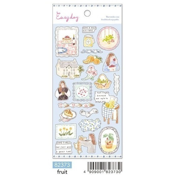 *激動小鹿*<現貨>日本 mind wave 貼紙 easy day 系列 手帳貼紙 日本進口 可愛貼紙 日本貼紙-規格圖4