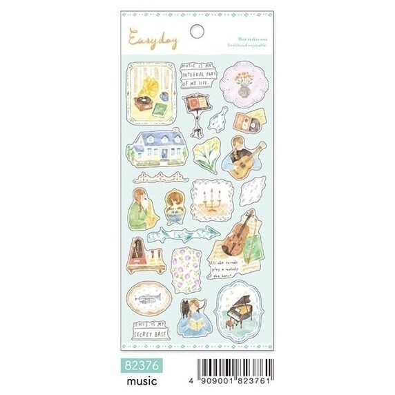 *激動小鹿*<現貨>日本 mind wave 貼紙 easy day 系列 手帳貼紙 日本進口 可愛貼紙 日本貼紙-規格圖4