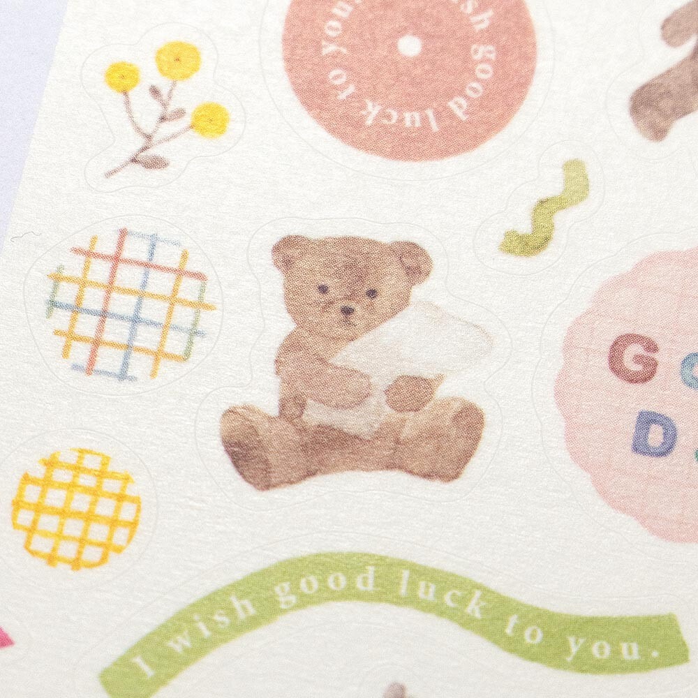 *激動小鹿*<現貨>日本 NB社 貼紙 awairo - 柔和圖案 系列 貼紙 日本 2025新品-細節圖4