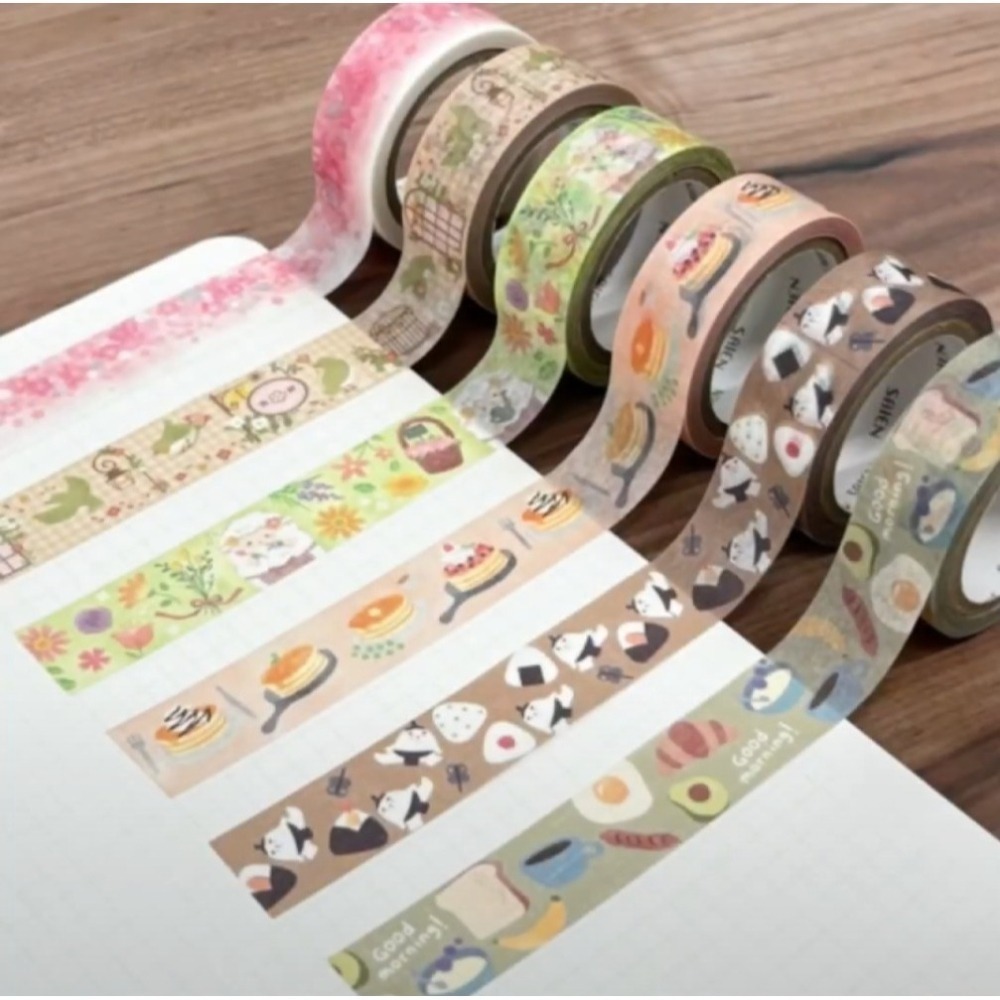 *激動小鹿*<現貨>日本 SAIEN 和紙膠帶 原創系列 Kamiiso Sansho 15mm寬 2025新品-細節圖2