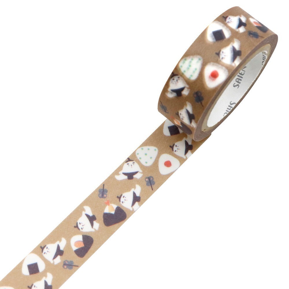 *激動小鹿*<現貨>日本 SAIEN 和紙膠帶 原創系列 Kamiiso Sansho 15mm寬 2025新品-細節圖6