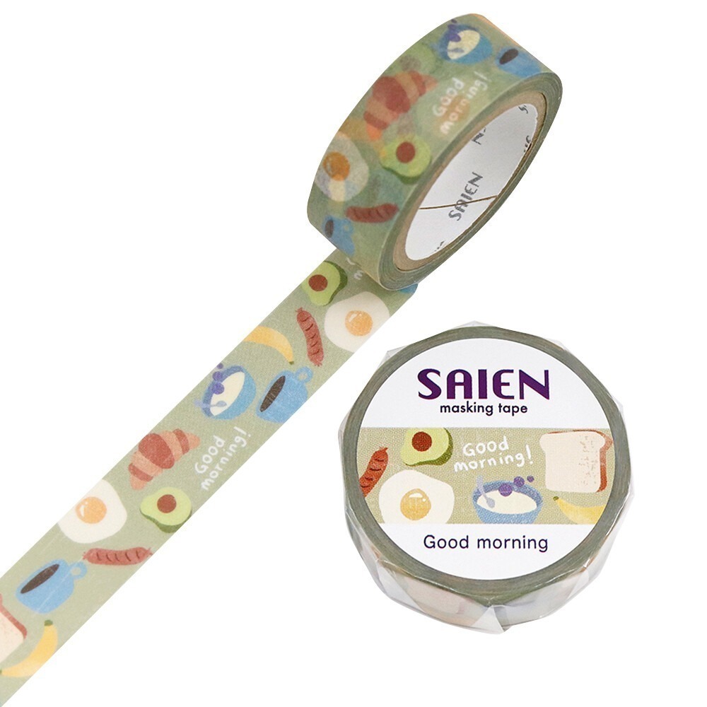 *激動小鹿*<現貨>日本 SAIEN 和紙膠帶 原創系列 Kamiiso Sansho 15mm寬 2025新品-規格圖8