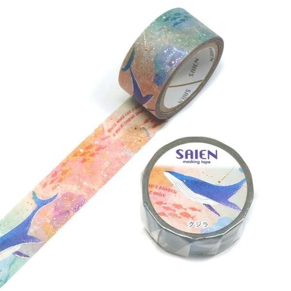 *激動小鹿*<現貨>日本 SAIEN 紙膠帶 (Kamiiso Sansho) MARIEN LIFE 系列 和紙膠帶-規格圖4