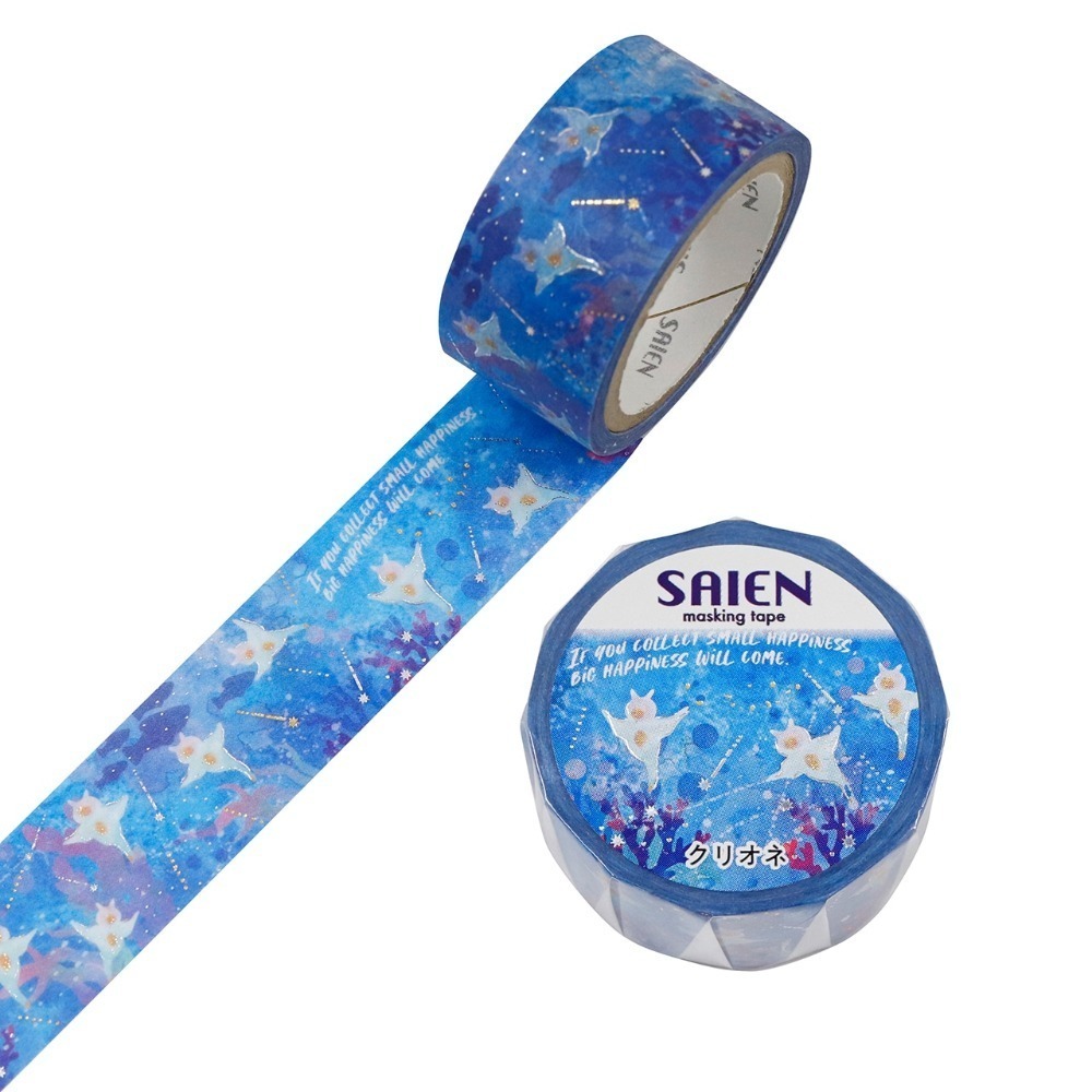 *激動小鹿*<現貨>日本 SAIEN 紙膠帶 (Kamiiso Sansho) MARIEN LIFE 系列 和紙膠帶-規格圖4