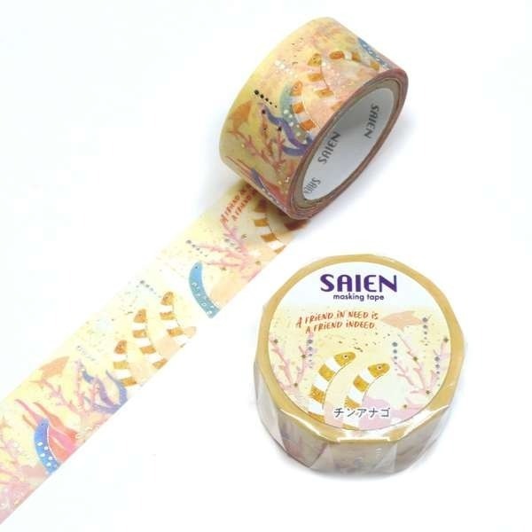 *激動小鹿*<現貨>日本 SAIEN 紙膠帶 (Kamiiso Sansho) MARIEN LIFE 系列 和紙膠帶-規格圖4