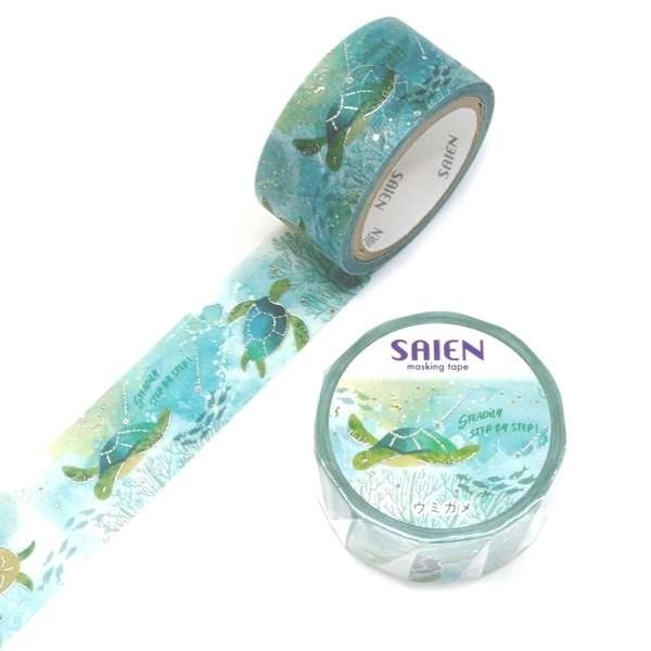 *激動小鹿*<現貨>日本 SAIEN 紙膠帶 (Kamiiso Sansho) MARIEN LIFE 系列 和紙膠帶-規格圖4