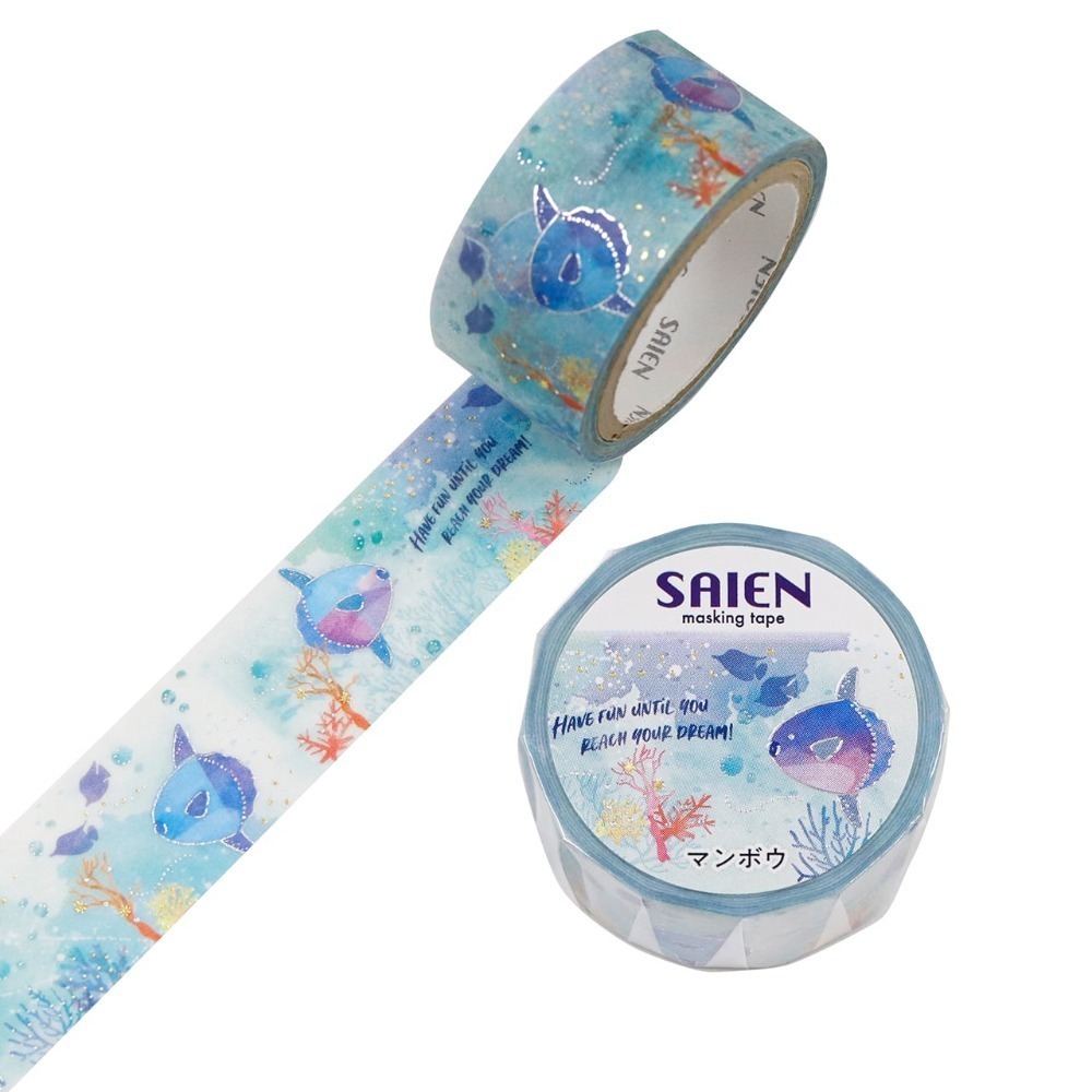 *激動小鹿*<現貨>日本 SAIEN 紙膠帶 (Kamiiso Sansho) MARIEN LIFE 系列 和紙膠帶-規格圖4