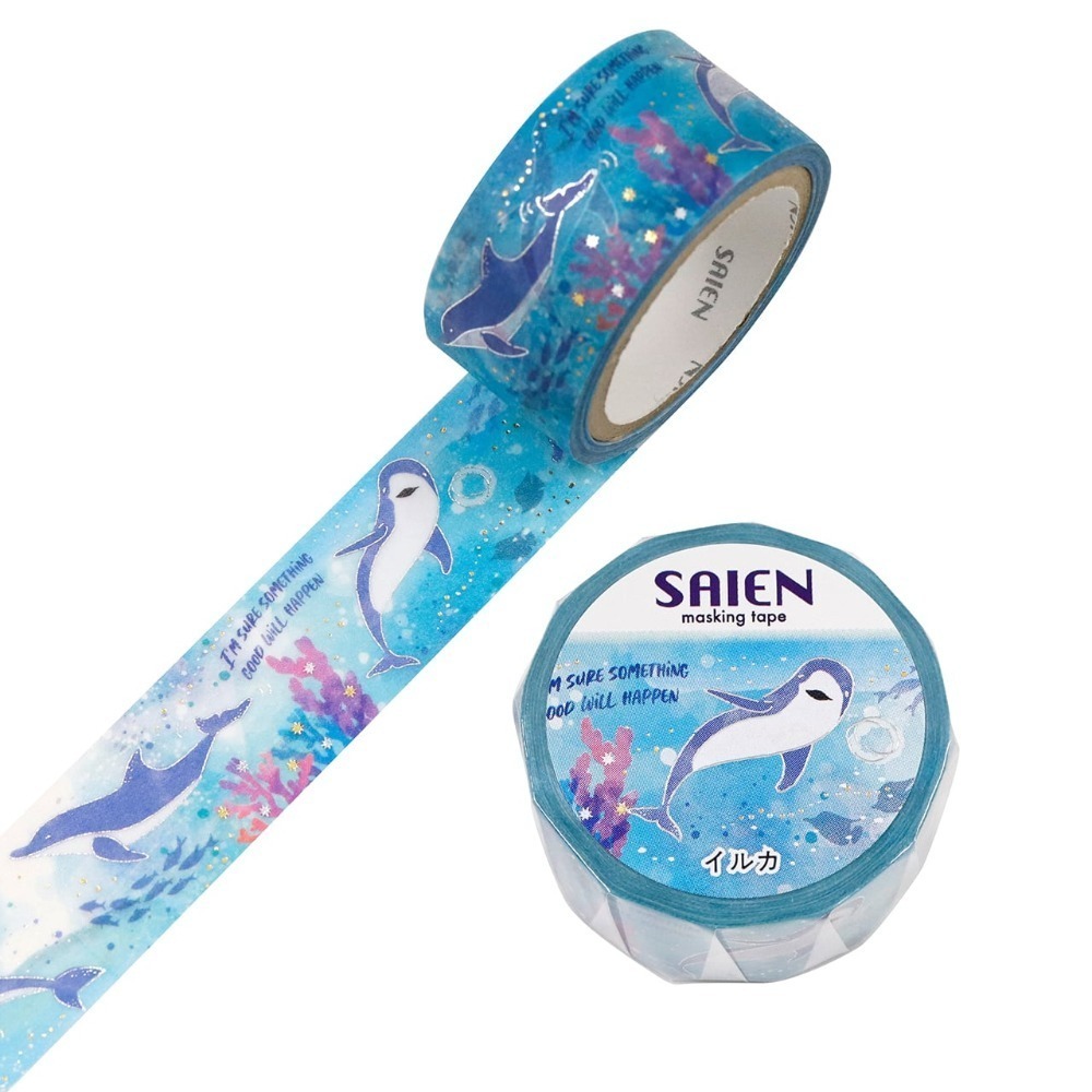 *激動小鹿*<現貨>日本 SAIEN 紙膠帶 (Kamiiso Sansho) MARIEN LIFE 系列 和紙膠帶-規格圖4