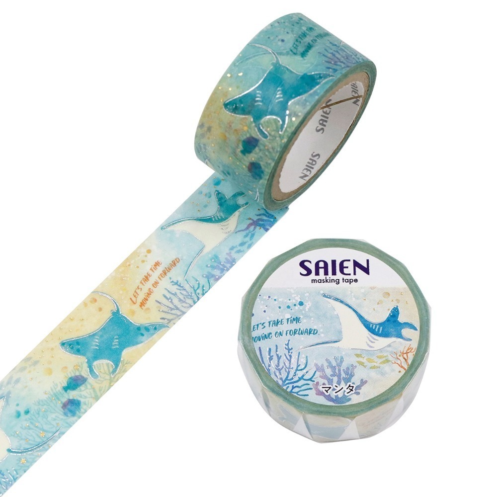 *激動小鹿*<現貨>日本 SAIEN 紙膠帶 (Kamiiso Sansho) MARIEN LIFE 系列 和紙膠帶-規格圖4