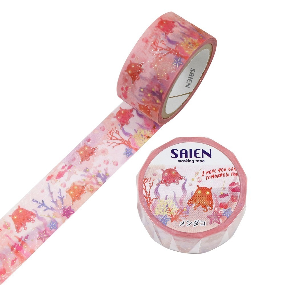 *激動小鹿*<現貨>日本 SAIEN 紙膠帶 (Kamiiso Sansho) MARIEN LIFE 系列 和紙膠帶-規格圖4