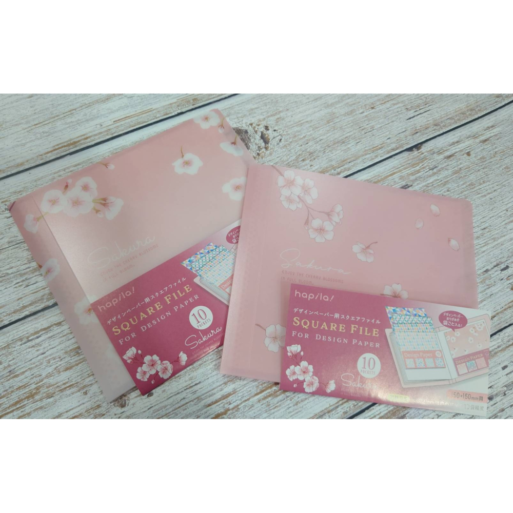 *激動小鹿*<現貨>日本 hapila 色紙收納本 SSP1006 色紙收納 限量櫻花版本 PP色紙收納本 日本進口-細節圖4