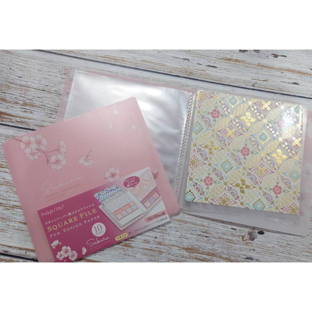 *激動小鹿*<現貨>日本 hapila 色紙收納本 SSP1006 色紙收納 限量櫻花版本 PP色紙收納本 日本進口-細節圖5