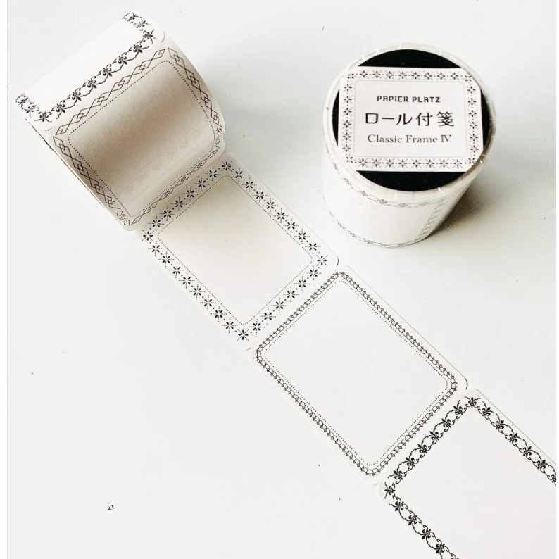 *激動小鹿*<現貨>日本 Papier platz 經典框架設計 捲式便簽 捲狀便利貼 可書寫便簽 2025新品-細節圖3