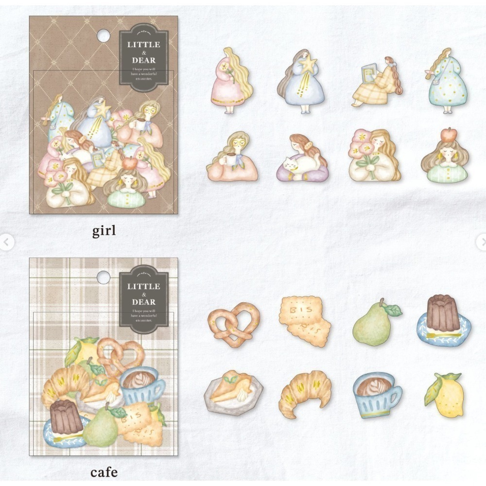 *激動小鹿*<現貨>日本 Mind wave 貼紙  Little & Dear 立體貼紙包 裝飾貼紙 2025年新品-細節圖3