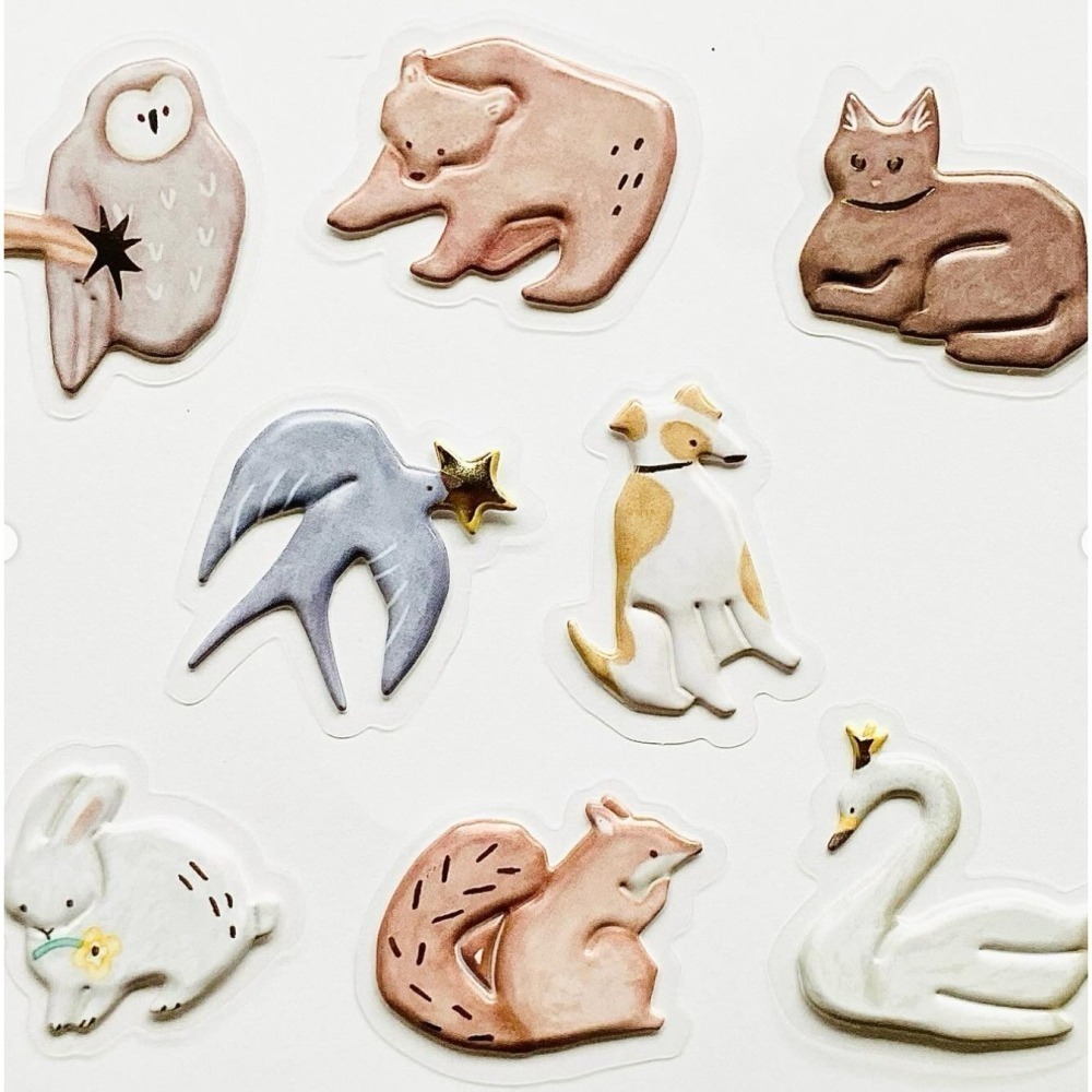 *激動小鹿*<現貨>日本 Mind wave 貼紙  Little & Dear 立體貼紙包 裝飾貼紙 2025年新品-細節圖5