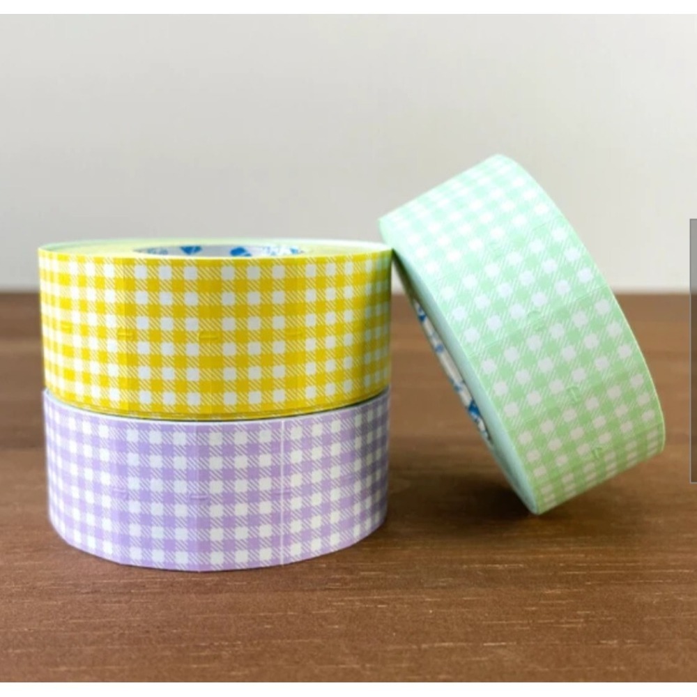 *激動小鹿*<現貨>日本 Stamp Marche 原創設計標籤貼紙 格紋款式 Is019~Is025系列 分裝賣場-細節圖6