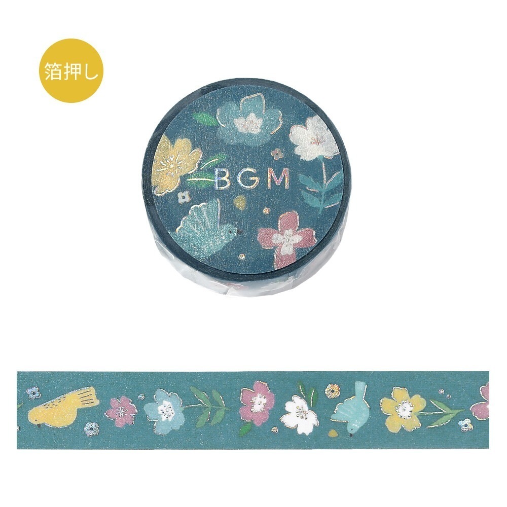 *激動小鹿*日本進口 BGM 北歐森林系列 銀箔和紙膠帶 紙膠帶 (全6款) 2025新品-規格圖7