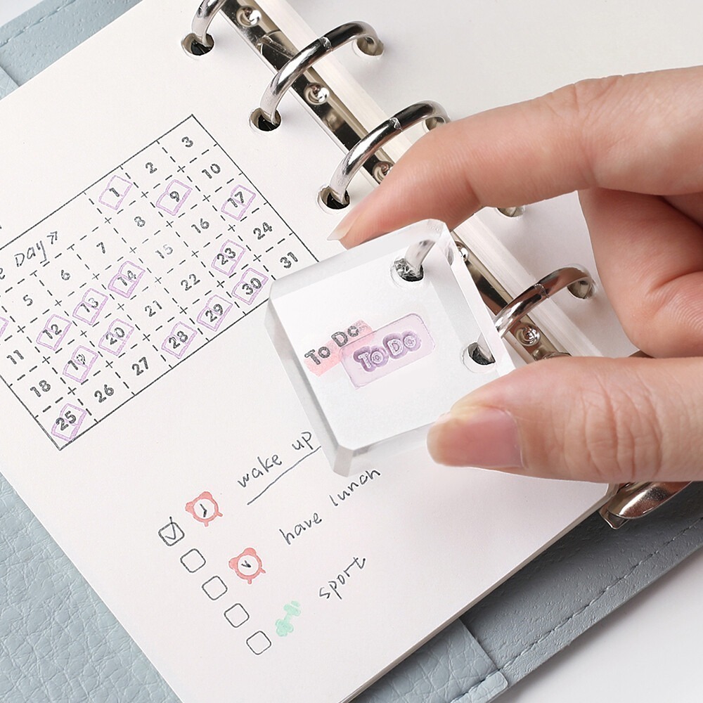 *激動小鹿*日本 BGM 水晶印章 透明印章 矽膠印章  印章 2025新品-細節圖10