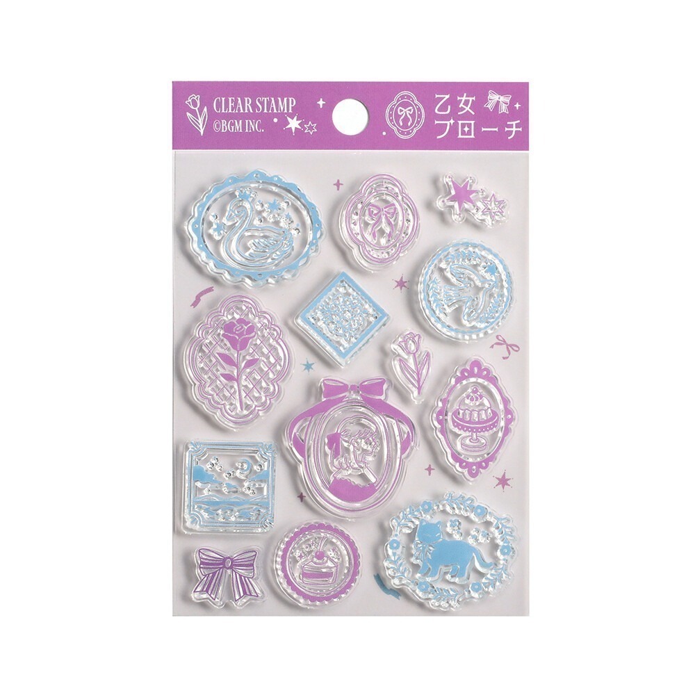 *激動小鹿*日本 BGM 水晶印章 透明印章 矽膠印章  印章 2025新品-規格圖11