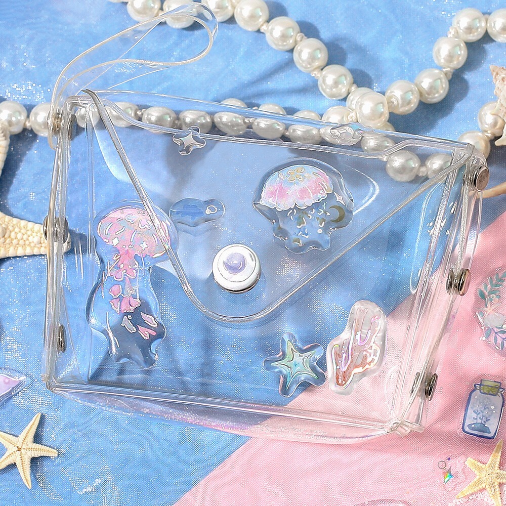 *激動小鹿*<現貨>日本 BGM 透明立體貼紙 crystal seal 系列 立體貼紙 2025 新品 夏限定-細節圖6