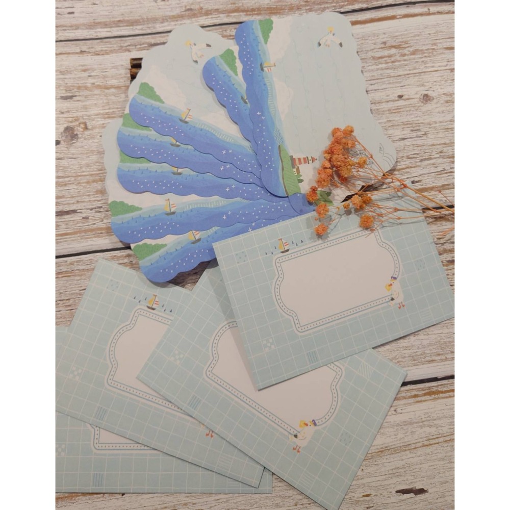 *激動小鹿*<現貨>日本 amifa 迷你信封信紙組 151466 海歐郵便  mini letter set-細節圖3