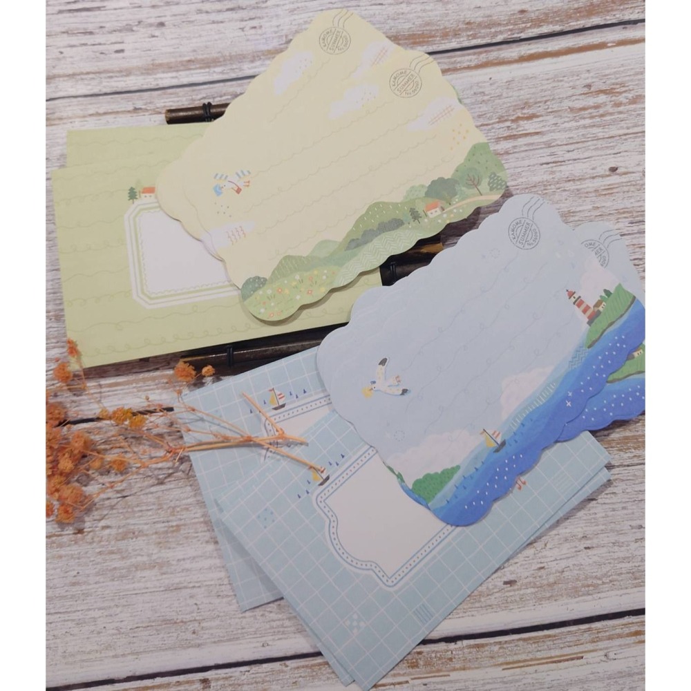 *激動小鹿*<現貨>日本 amifa 迷你信封信紙組 151466 海歐郵便  mini letter set-細節圖6