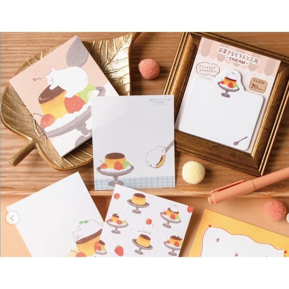 *激動小鹿*<現貨>日本 古川紙工 便條紙 便利貼 便簽 菓子工房 動物點心工作坊 系列 2025 新品 MEMO-細節圖3