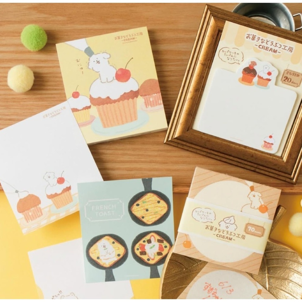 *激動小鹿*<現貨>日本 古川紙工 便條紙 便利貼 便簽 菓子工房 動物點心工作坊 系列 2025 新品 MEMO-細節圖7
