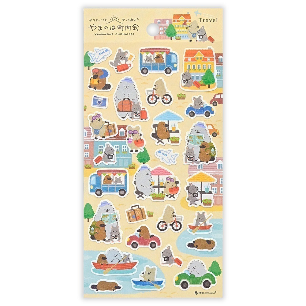 *激動小鹿*<現貨>日本 NB社 貼紙 Yamaha Town Meeting 系列 貼紙 日本 2025 新品-規格圖10