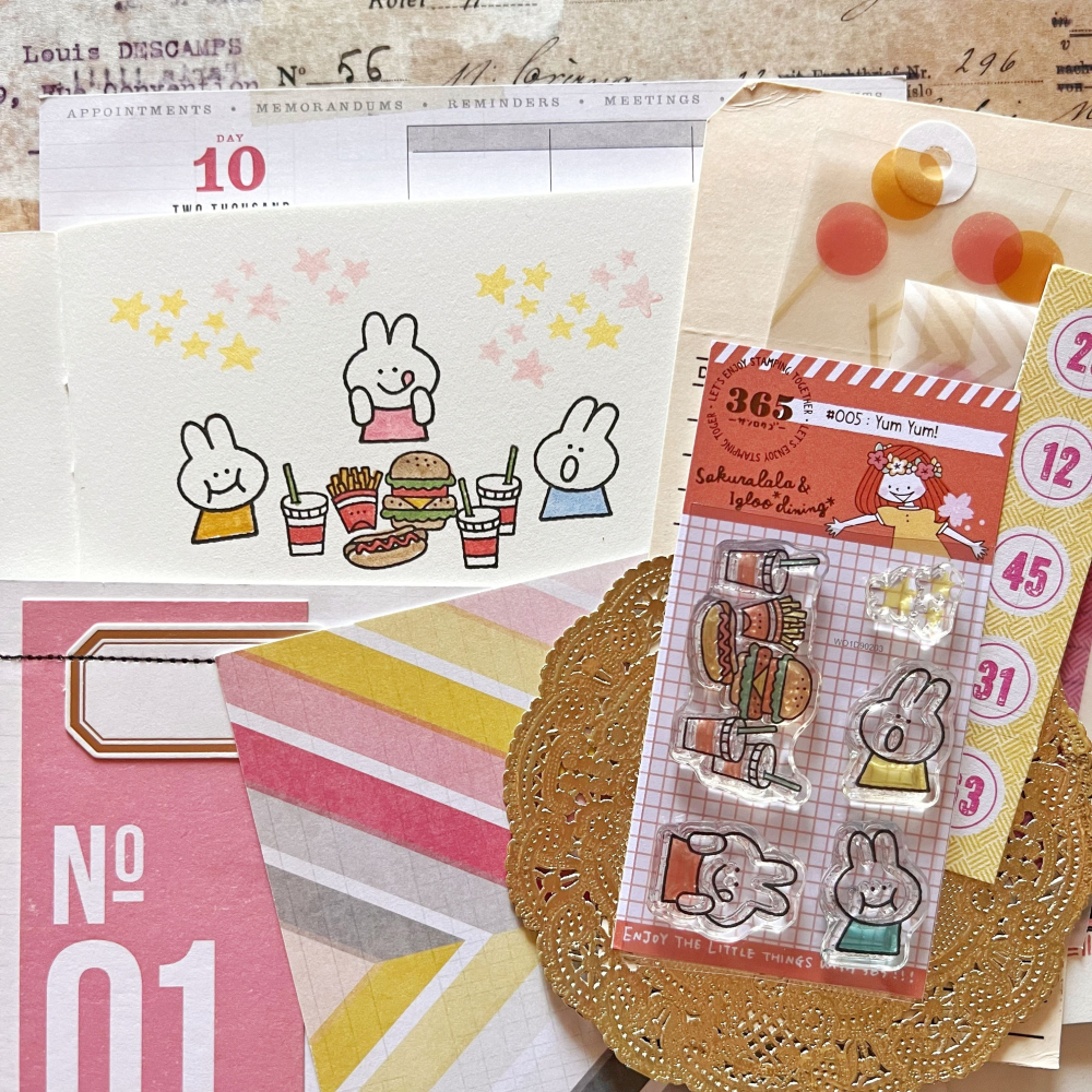 *激動小鹿*<現貨>SAKURALALA 水晶印章 日本 365092 Doki Doki 第二彈 一套八張-細節圖8