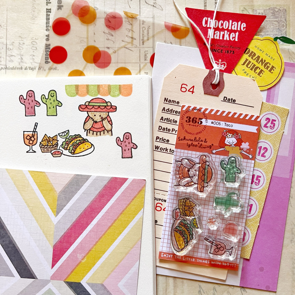 *激動小鹿*<現貨>SAKURALALA 水晶印章 日本 365092 Doki Doki 第二彈 一套八張-細節圖9