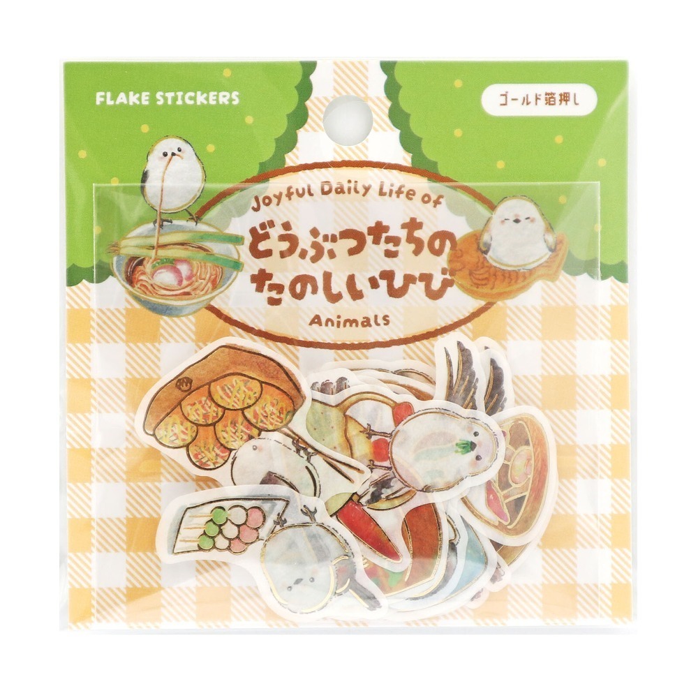 *激動小鹿*<現貨>日本 World Craft 貼紙包 Animals＇ Fun系列 半透感 貼紙 2025年新品-規格圖11