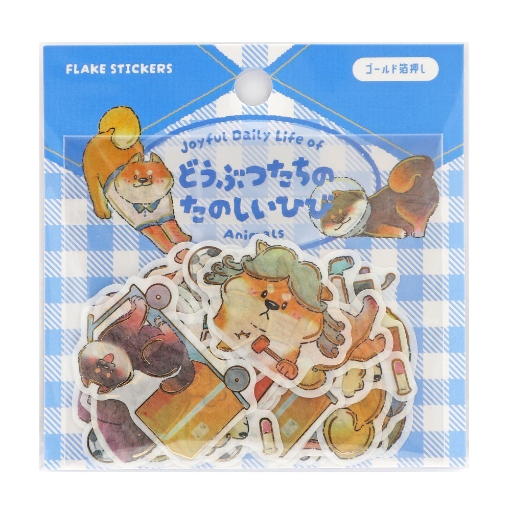 *激動小鹿*<現貨>日本 World Craft 貼紙包 Animals＇ Fun系列 半透感 貼紙 2025年新品-規格圖11