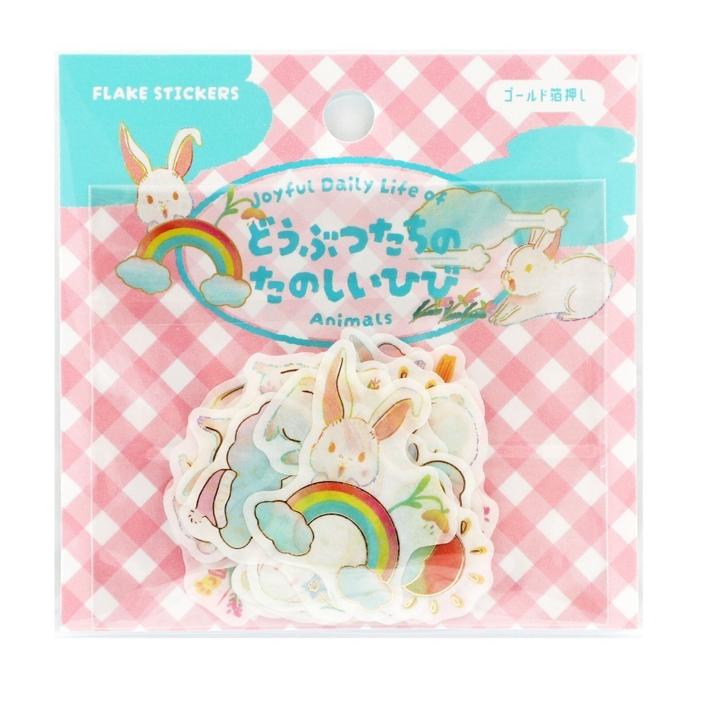 *激動小鹿*<現貨>日本 World Craft 貼紙包 Animals＇ Fun系列 半透感 貼紙 2025年新品-規格圖11