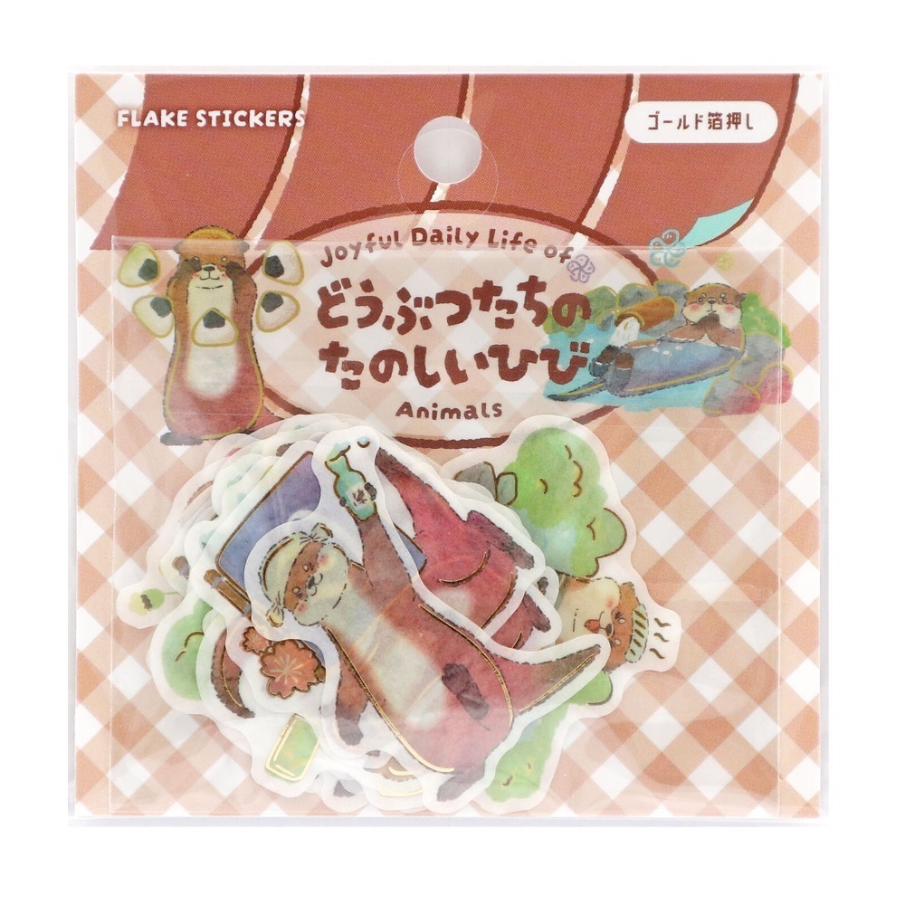 *激動小鹿*<現貨>日本 World Craft 貼紙包 Animals＇ Fun系列 半透感 貼紙 2025年新品-規格圖11