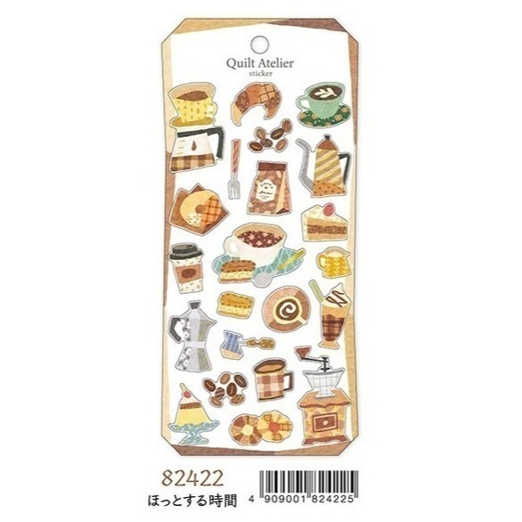 *激動小鹿*<現貨>日本 MIND WAVE 貼紙 Quilt Atelier 拼布感 系列 2025年新品 手帳貼紙-規格圖8