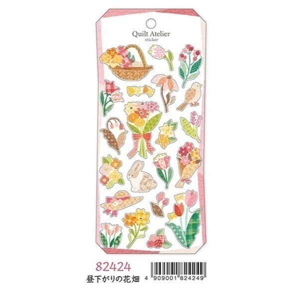 *激動小鹿*<現貨>日本 MIND WAVE 貼紙 Quilt Atelier 拼布感 系列 2025年新品 手帳貼紙-規格圖8