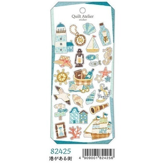 *激動小鹿*<現貨>日本 MIND WAVE 貼紙 Quilt Atelier 拼布感 系列 2025年新品 手帳貼紙-規格圖8