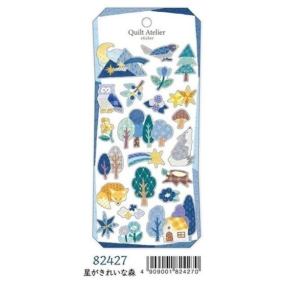 *激動小鹿*<現貨>日本 MIND WAVE 貼紙 Quilt Atelier 拼布感 系列 2025年新品 手帳貼紙-規格圖8