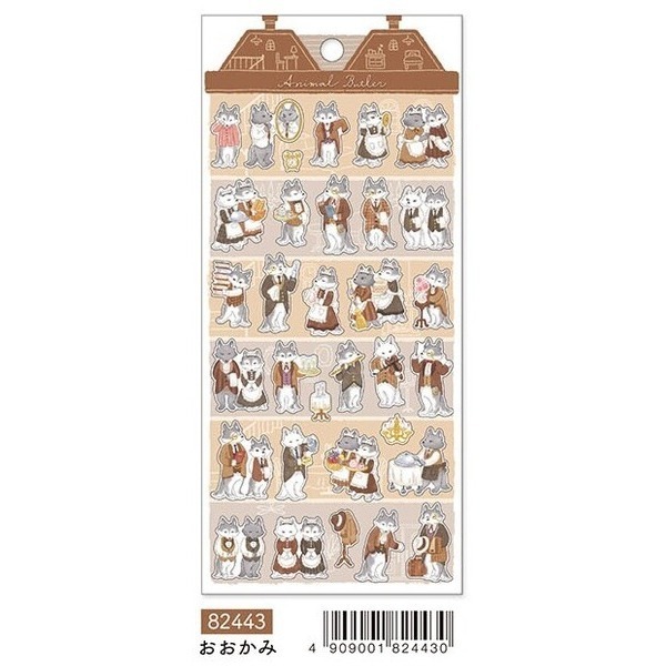 *激動小鹿*<現貨>日本 MIND WAVE 貼紙 Animal Butler 動物管家 貼紙 2025新品-規格圖7