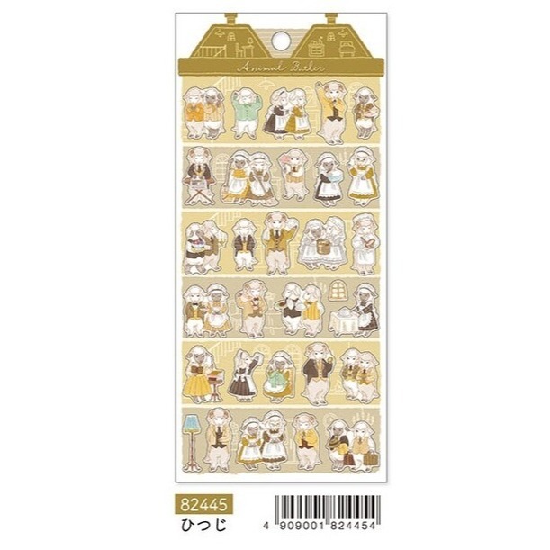 *激動小鹿*<現貨>日本 MIND WAVE 貼紙 Animal Butler 動物管家 貼紙 2025新品-規格圖7