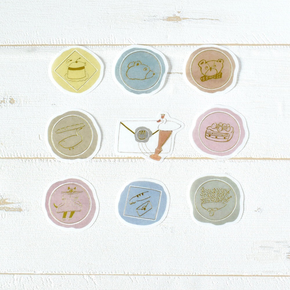 *激動小鹿*<現貨>日本 Papier Platz xShoichiro Tobimatsu 貼紙包 2025新品-細節圖2