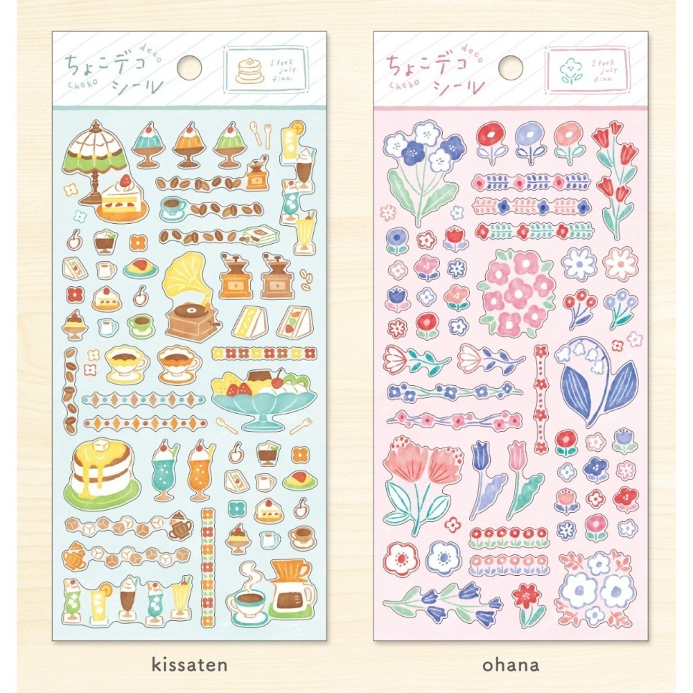*激動小鹿*<現貨>日本 MIND WAVE 貼紙 透明pet貼紙 Choko Deco 系列 2025年新品-細節圖2