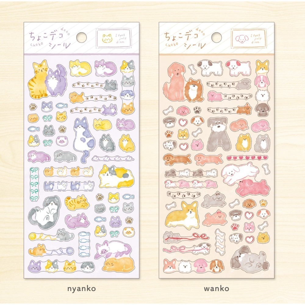 *激動小鹿*<現貨>日本 MIND WAVE 貼紙 透明pet貼紙 Choko Deco 系列 2025年新品-細節圖4